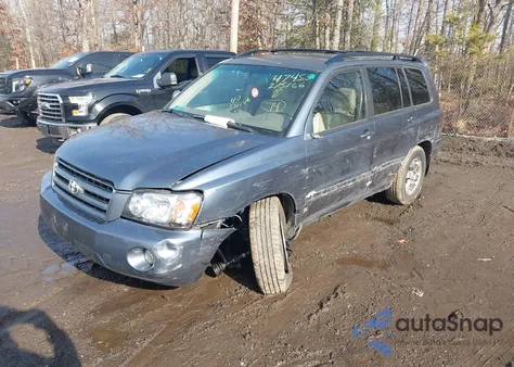 2004 Toyota Highlander V6 from USA, damaged, VIN JTEDP21A140011803